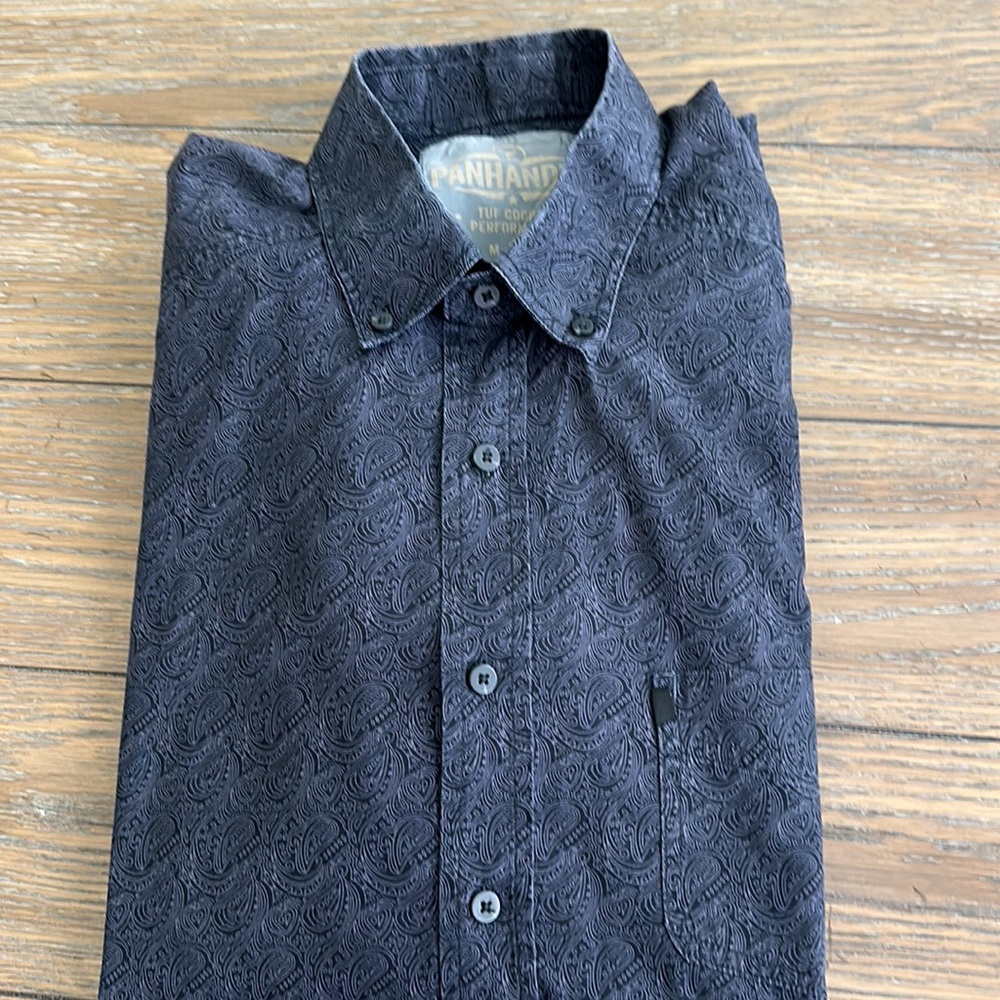 Panhandle Tuf Cooper Performance long sleeve button down‎ size Lg
